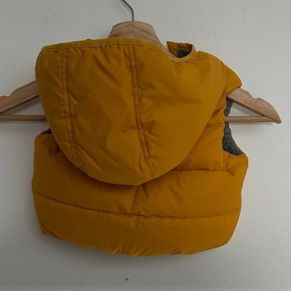 GAP Baby Yellow Quilted Vest